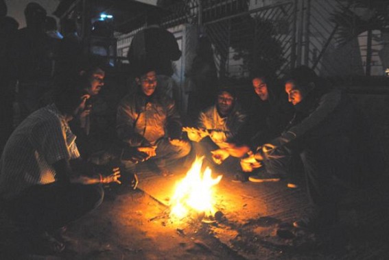 Cold wave grips Tripura